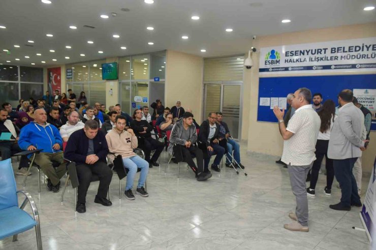 ESENYURT’TA ENGELLER İSTİHDAMA ENGEL DEĞİL: ESBİM’DEN ENGELLİ VATANDAŞLARA İŞ FIRSATI