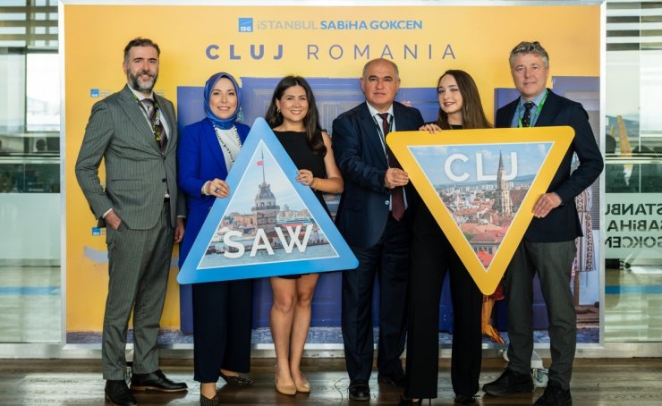 SABİHA GÖKÇEN’DEN ORTA AVRUPA’NIN GİRİŞ KAPISI CLUJ’A DİREKT UÇUŞLAR BAŞLADI