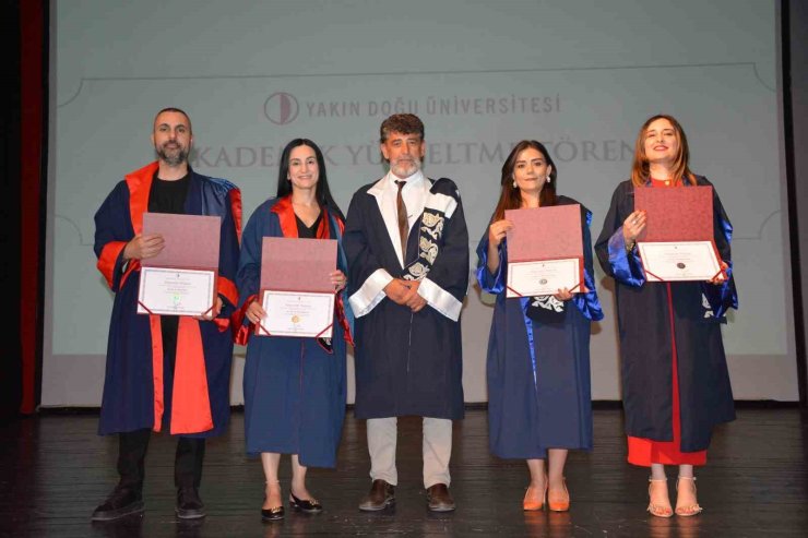 KKTC CUMHURBAŞKANI TATAR’IN KATILIMIYLA AKADEMİK UNVAN TÖRENİ