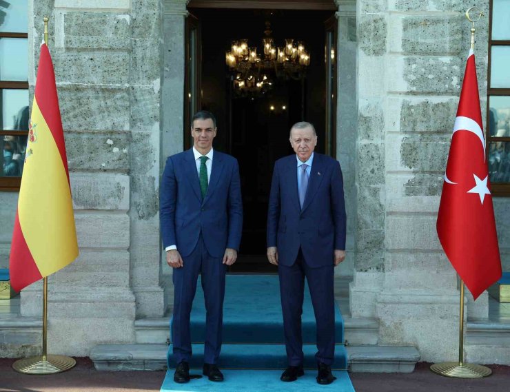 CUMHURBAŞKANI ERDOĞAN, İSPANYA BAŞBAKANI PEDRO SANCHEZ’İ KABUL ETTİ