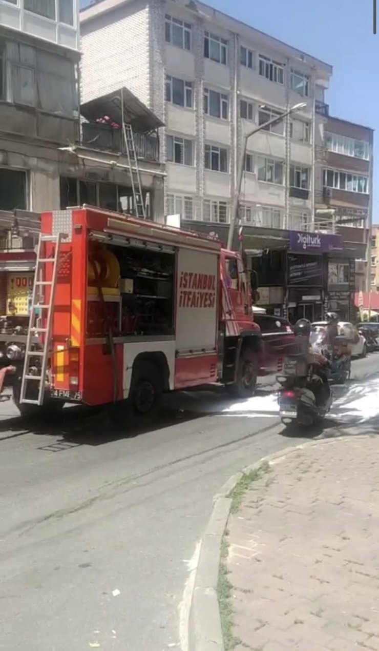 ŞİŞLİ’DE BİR RESTORANDA YANGIN PANİĞİ