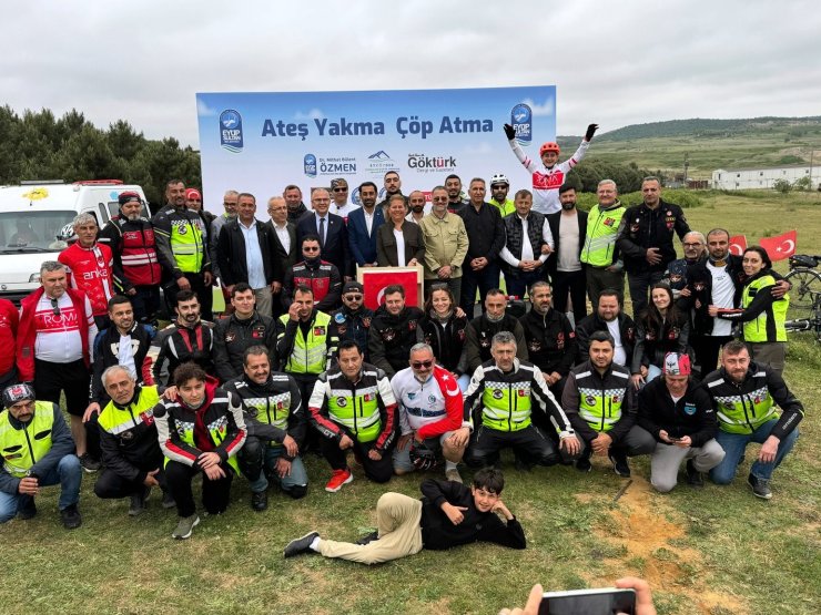 EYÜPSULTAN KÖYLERİNDEN DOĞAYA "ATEŞ YAKMA, ÇÖP ATMA" MESAJI