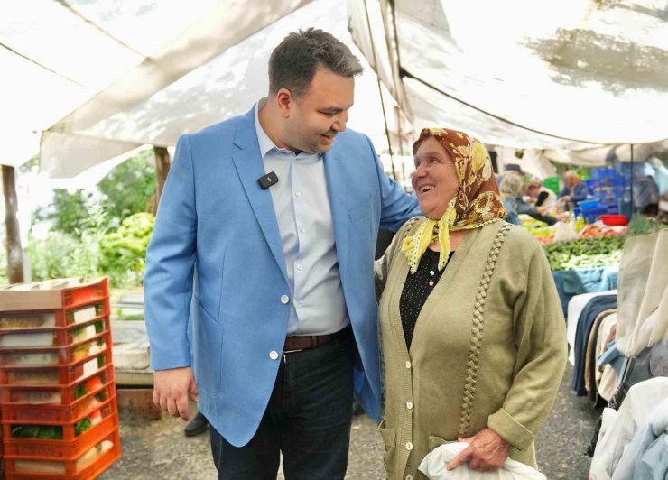 BEŞİKTAŞ BELEDİYESİ BAŞKAN VEKİLİ RASİM ŞİŞMAN KONAKLAR PAZARI’NI ZİYARET ETTİ