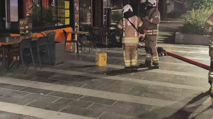 BEŞİKTAŞ’TA RESTORANDA KORKUTAN YANGIN