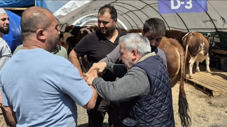 SULTANGAZİ KURBAN PAZARINDA BAYRAM HAREKETLİLİĞİ DEVAM EDİYOR