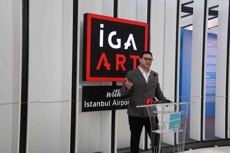 FAHRELNİSSA ZEİD’İN ÖZEL ESERİ İSTANBUL HAVALİMANI’NDA SERGİLENDİ
