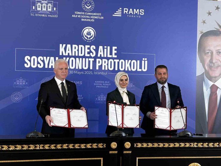 KARDEŞ AİLE SOSYAL KONUT PROTOKOLÜ İMZALANDI
