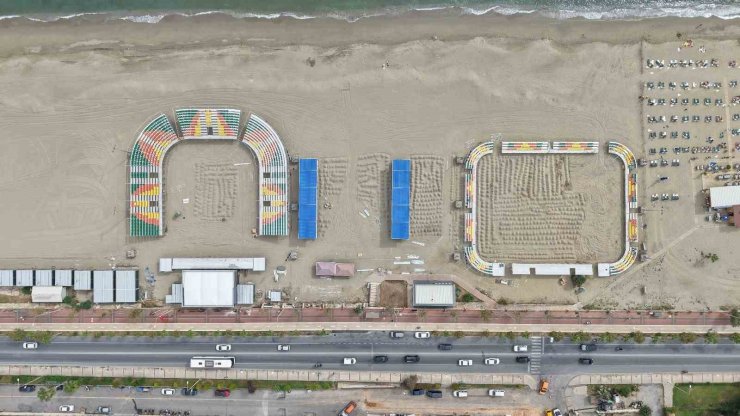ALANYA ULUSLARARASI PLAJ SPORLARI MERKEZİ, ULUSLARARASI ARENADA SAHNEYE ÇIKIYOR