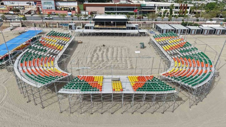 ALANYA ULUSLARARASI PLAJ SPORLARI MERKEZİ, ULUSLARARASI ARENADA SAHNEYE ÇIKIYOR