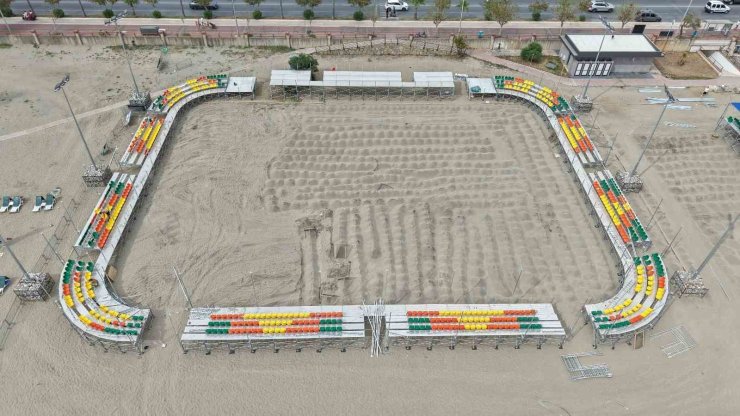 ALANYA ULUSLARARASI PLAJ SPORLARI MERKEZİ, ULUSLARARASI ARENADA SAHNEYE ÇIKIYOR