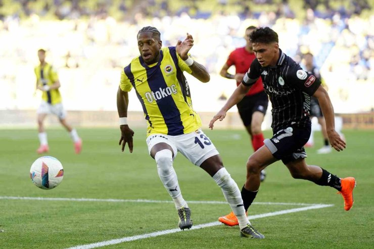 TRENDYOL SÜPER LİG: FENERBAHÇE: 2 - KONYASPOR: 1 (MAÇ SONUCU)